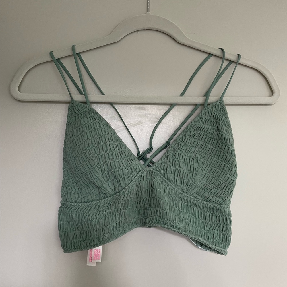 Sage green bralette